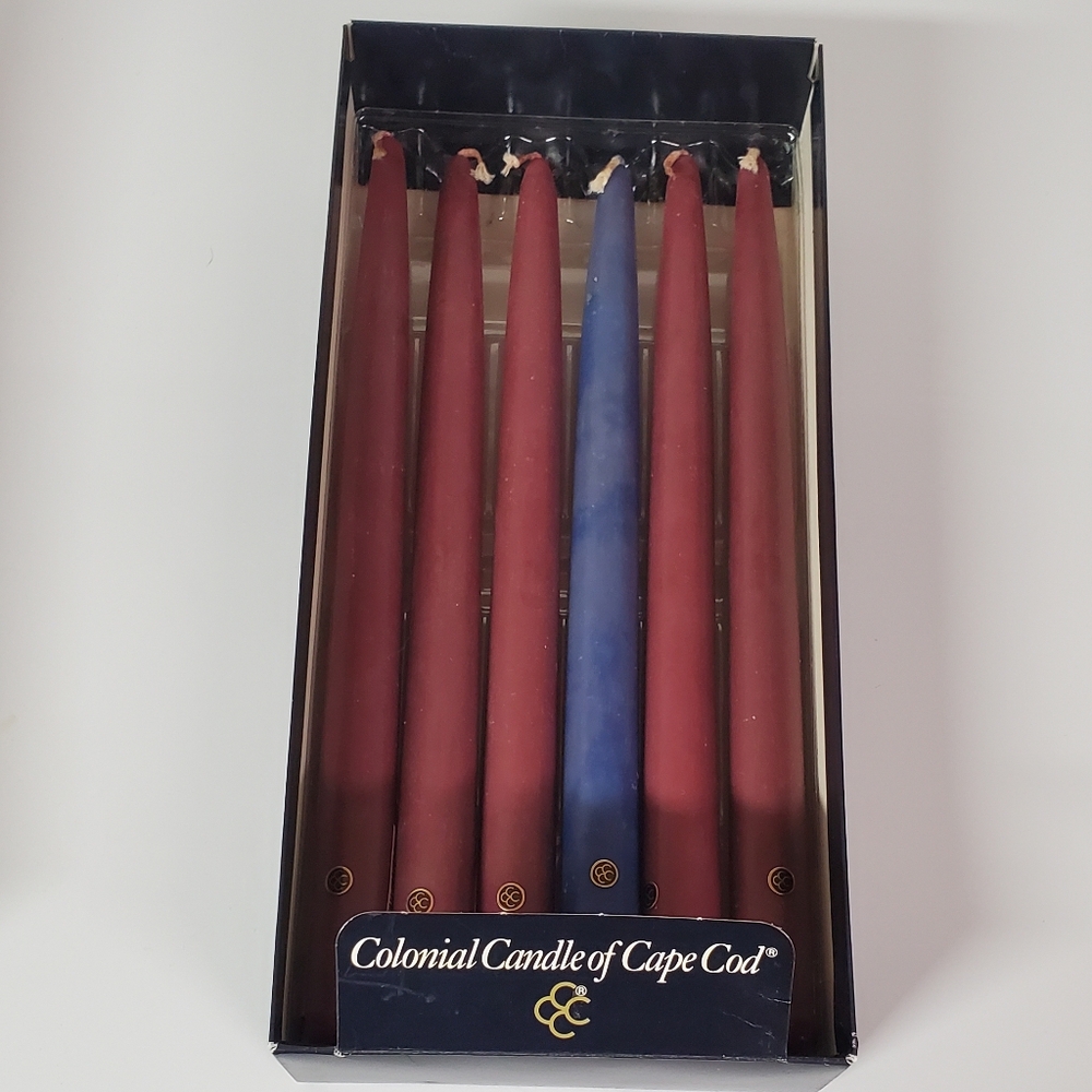 NWT Colonial Candle of Cape Cod Set of 6 Classic Candles